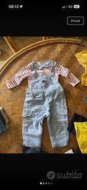 Salopette con maglietta bambino prenatal