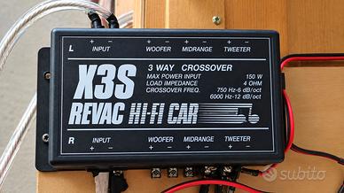 kit crossover y3s revac + coassiali 