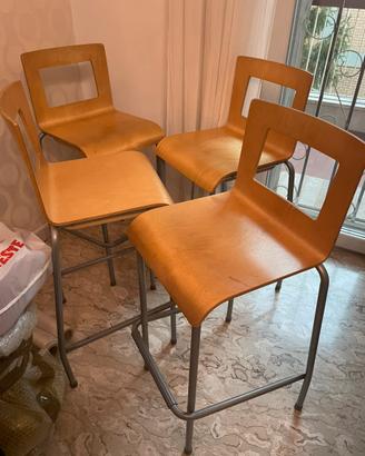 Sgabelli in legno Ikea