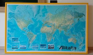 Planisfero Alitalia
