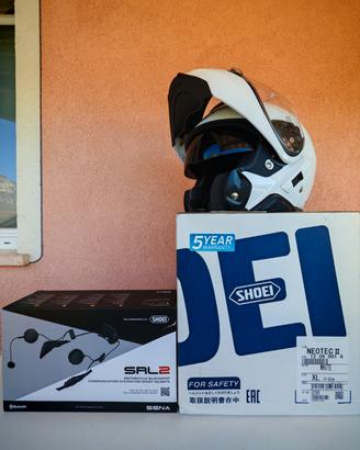 Casco Shoei neotec II + Sena SRL2 