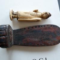 Antica statuina in materiale pregiato Cino/Giapp