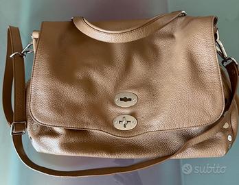 Borsa Zanellato POSTINA in pelle martellata brown