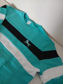 Felpa girocollo uomo logo cavallino