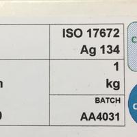 BACCHETTE RIVESTITE 2,0x500 AG 134 BRASATURA ARGEN