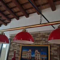 Lampario per biliardo nord Italia a 4 lampade