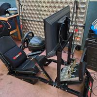 POSTAZIONE GUIDA F1 CON TV E 2 GIOCHI PS4