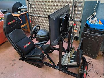 POSTAZIONE GUIDA F1 CON TV E 2 GIOCHI PS4