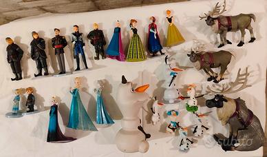 Lotto Frozen Anna Elsa Olaf action figures