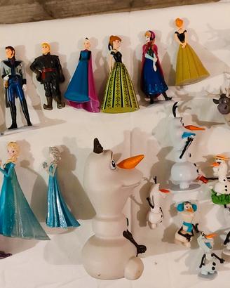Lotto Frozen Anna Elsa Olaf action figures