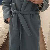 Cappotto donna, lungo, carta da zucchero