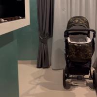 Culla ovale a baldacchino e Trio Junama