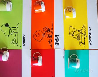 tazze e tovagliette peanuts snoopy 
