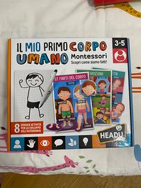 IL MIO PRIMO CORPO UMANO MONTESSORI - HEADU