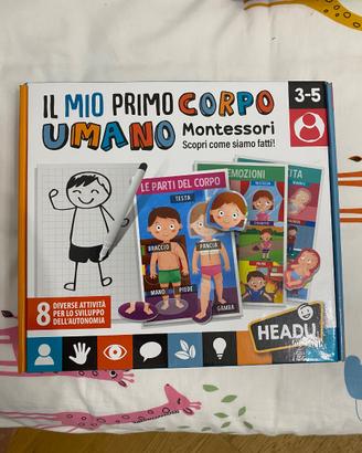 IL MIO PRIMO CORPO UMANO MONTESSORI - HEADU