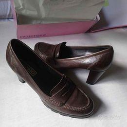 Scarpe donna eleganti in pelle, num. 37½, tacco  7