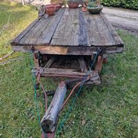 carro in legno antico 