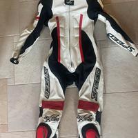 Tuta intera pelle  moto  pista Tg.52