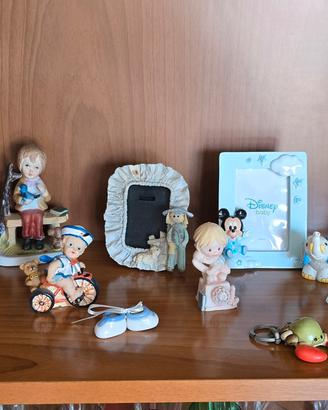 Disney soprammobili multicolore:statuine e cornici