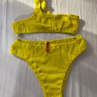 Bikini Yamamay giallo fluo monospalla – taglia S