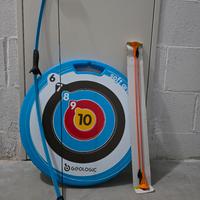 Arco, bersaglio e frecce bambini