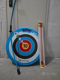 Arco, bersaglio e frecce bambini