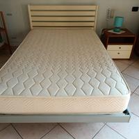 Letto 1 piazza e mezzo con materasso 