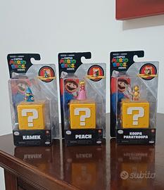3 mini figures Super Mario Movie 