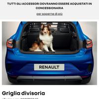 Griglia divisoria bagagliaio, originale Renault