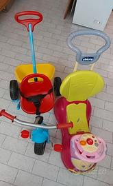 Triciclo e macchina chicco 