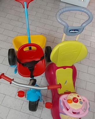 Triciclo e macchina chicco 