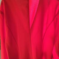 tailleur donna rosso 