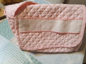 Sacca beauty da ricamare per bambina