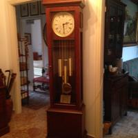 Orologio da terra a pendolo  in radica di mirto