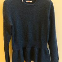 Maglione blu elettrico.