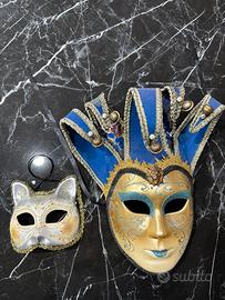 Maschere veneziane OroVeneziano originali 2 pezzi