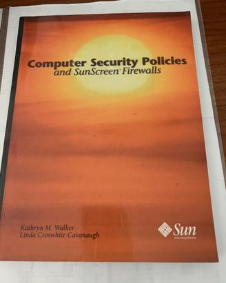 Libro Computer Security Policies and Sunscreen