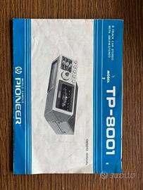 Libretto Pioneer TP-8001