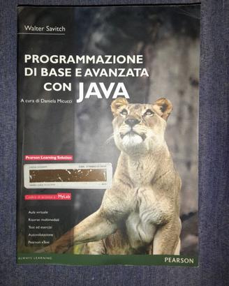 PROGRAMMAZIONE DI BASE E CON JAVA AVANZATA