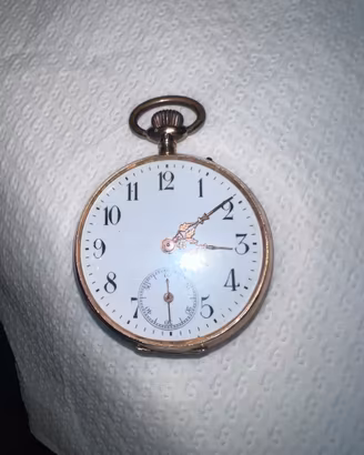 Orologio di oro 18 carati 10 rubini