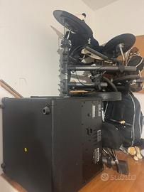 Batteria elettronica,ampli per batteria elettr.