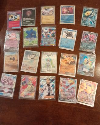 Mazzo carte pokemon 20 carte rare