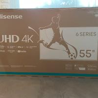 TV HISENSE 55A6N - 55” 4K UHD Smart TV - NUOVO!