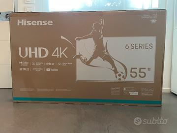 TV HISENSE 55A6N - 55” 4K UHD Smart TV - NUOVO!