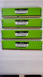 RAM Corsair Vengeance LP - 16 Gb (4x4Gb) DDR3-1600