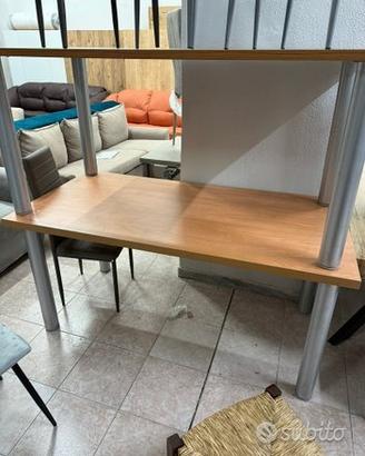 Tavolo in legno colore ciliegio 160x90 nuovo