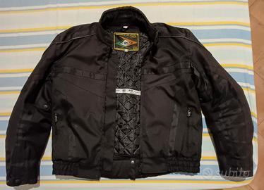 giacca moto XL con protezioni BI ESSE italiana 