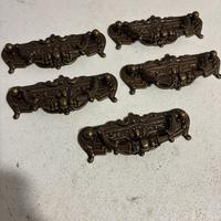 5 MANIGLIE ANTICATE PER MOBILI VINTAGE