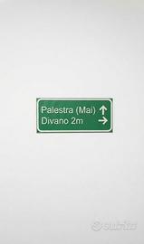 Insegna / targa divertente per pareti casa