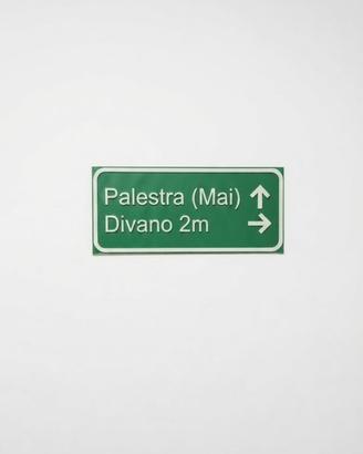 Insegna / targa divertente per pareti casa